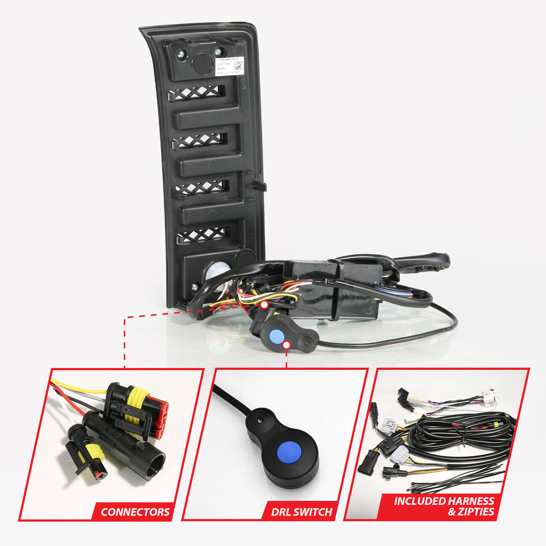 ANZO USA 511089X - FULL LED DRL VENT LIGHTS 5