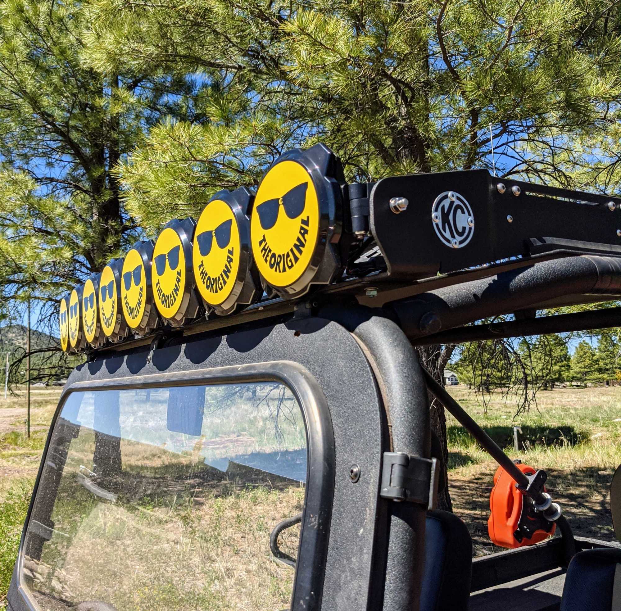 KC HiLiTES 5114 - KC Cover Pro6 KC 50Th Anniv Yellow Black EA 3