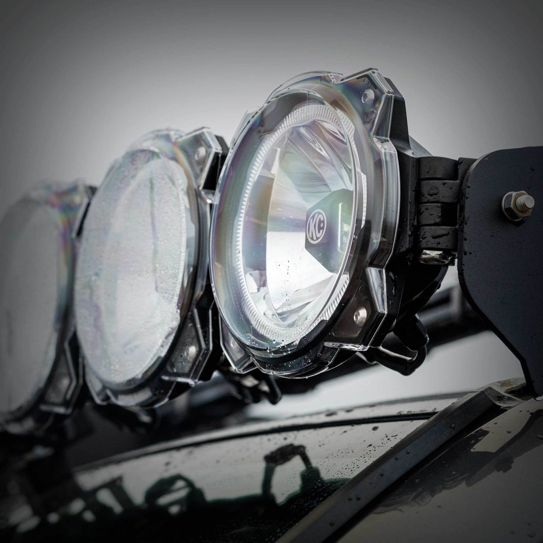 KC HiLiTES 5118 - KC Shield Pro6 Gravity LED 6in Clear EA 4