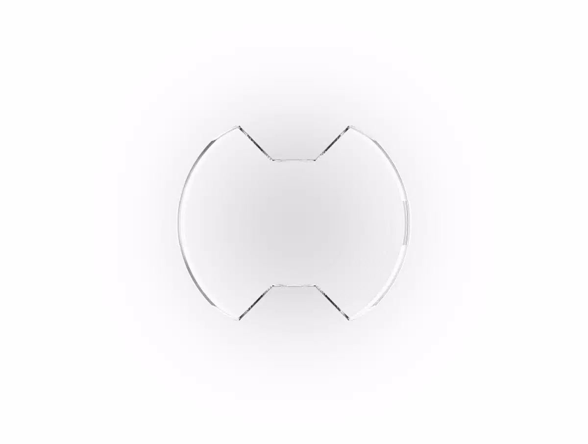 KC HiLiTES 5120 - SlimLite® 6" Light Shield - SAE Driving Beam - Clear