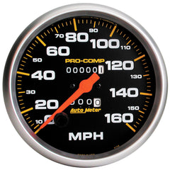 AutoMeter 5154 5" SPEEDOMETER, 0-160 MPH, PRO-COMP