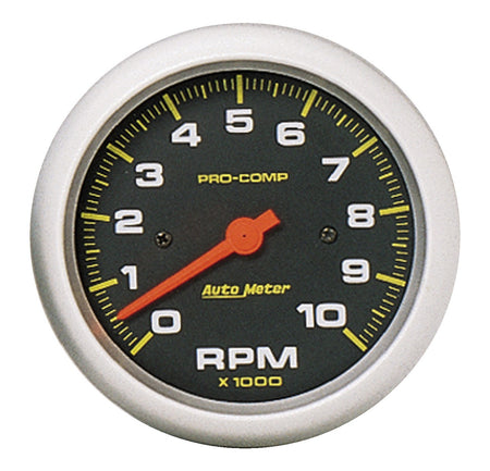 AutoMeter 5161 - GAUGE, TACHOMETER, 3 3/8", 10K RPM, IN-DASH, PRO-COMP 3