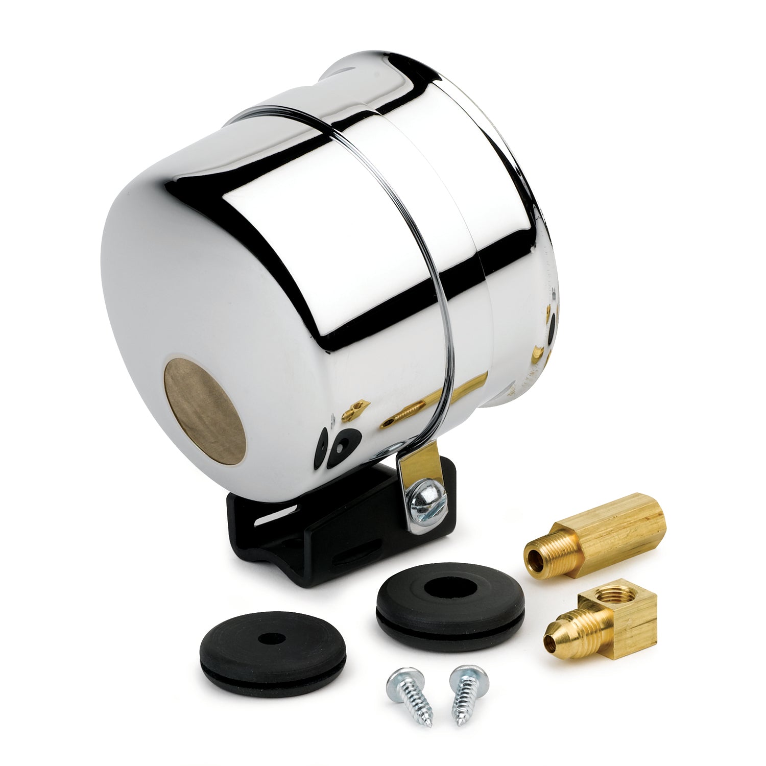 AutoMeter 5203 - GAUGE MOUNT, 3 3/8", PEDESTAL W/ CHROME CUP 3