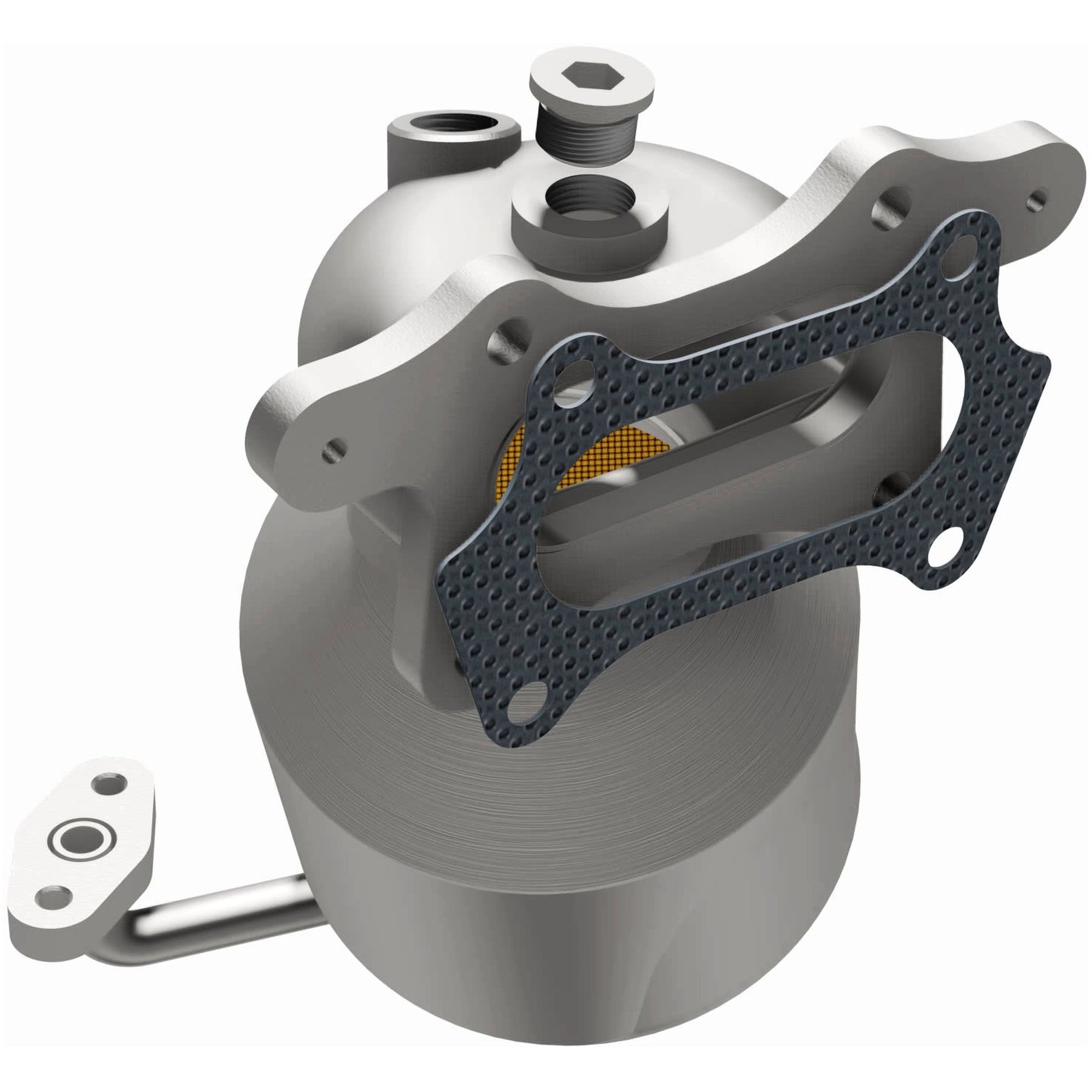 MagnaFlow Exhaust Products 52030 OEM Grade one-piece catalytic converter with integrated exhaust manifold for 2010-2014