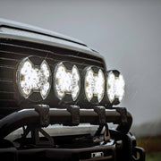 KC HiLiTES 5207 - SlimLite 8" LED - Light Shield - Clear 5