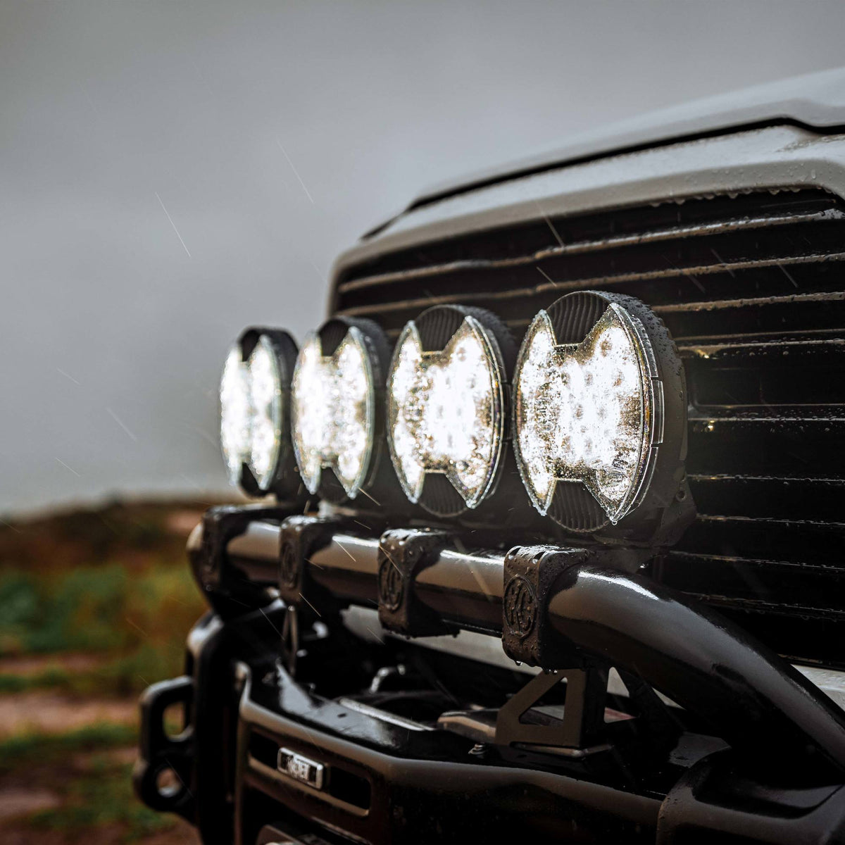 KC HiLiTES 5207 - SlimLite 8" LED - Light Shield - Clear 3