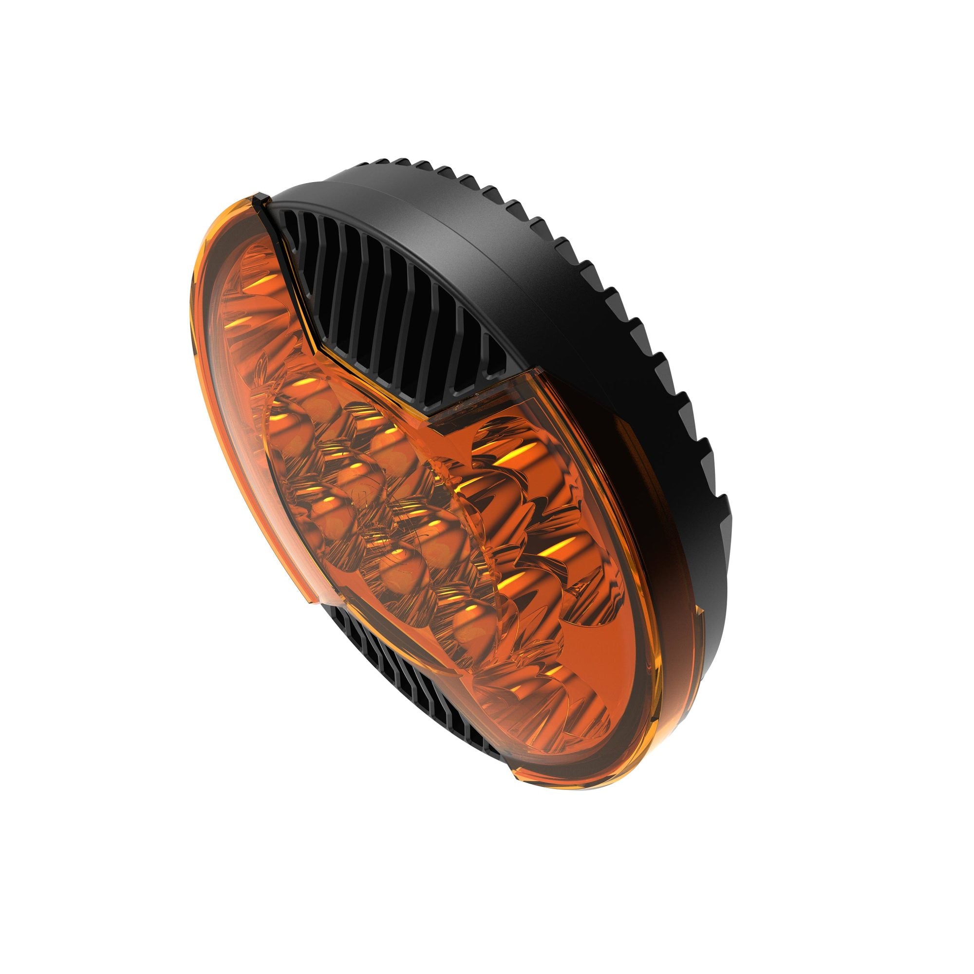 KC HiLiTES 5208 - SlimLite 8" LED - Light Shield - Amber 9