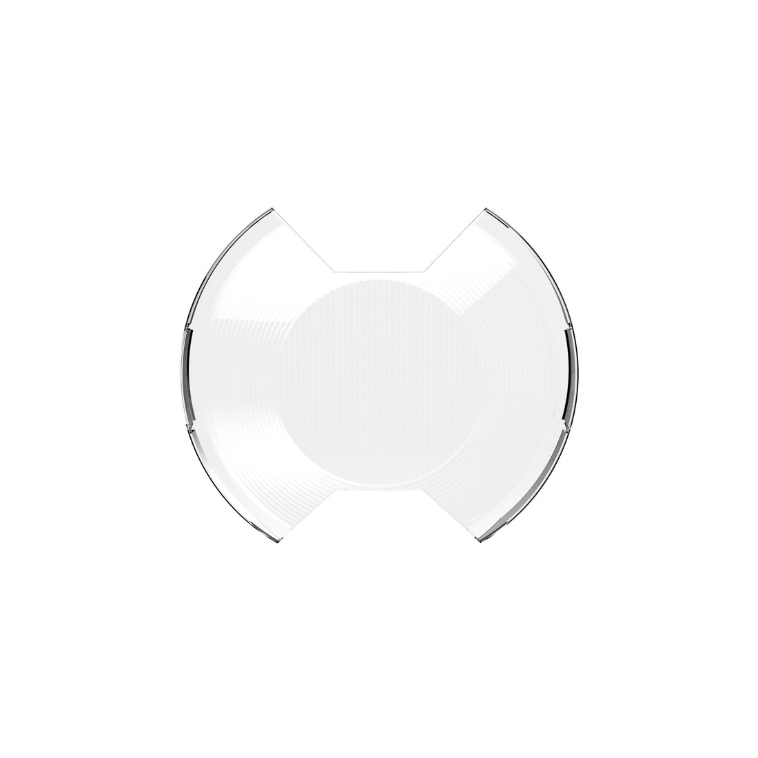 KC HiLiTES 5209 - SlimLite 8" LED - Light Shield - SAE Driving - Clear