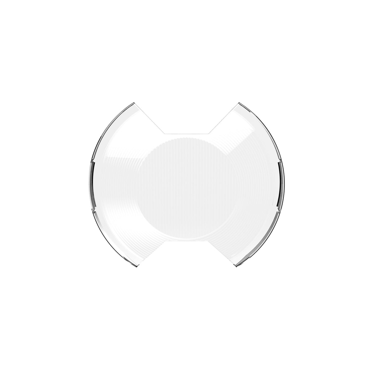 KC HiLiTES 5209 - SlimLite 8" LED - Light Shield - SAE Driving - Clear