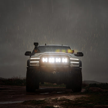 KC HiLiTES 5209 - SlimLite 8" LED - Light Shield - SAE Driving - Clear