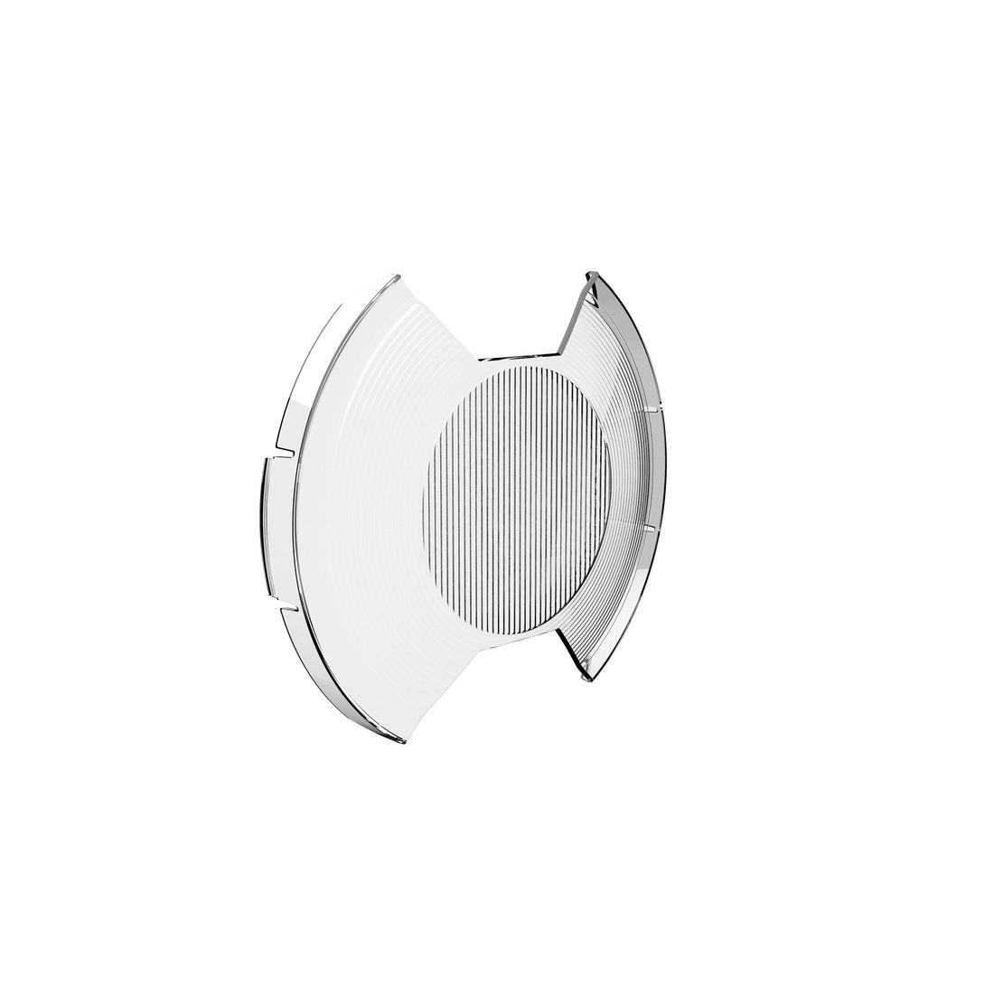 KC HiLiTES 5209 - SlimLite 8" LED - Light Shield - SAE Driving - Clear
