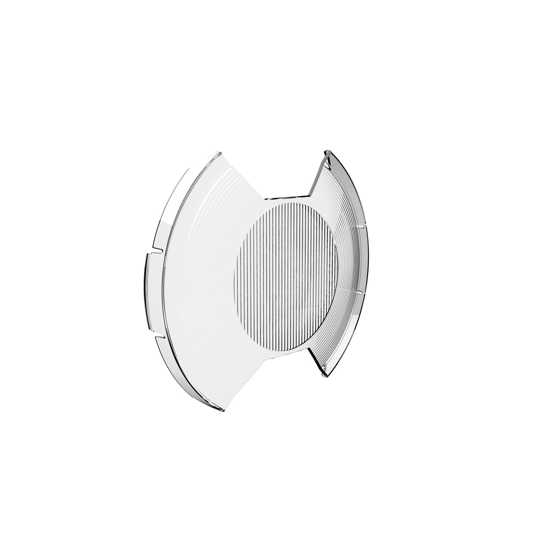 KC HiLiTES 5209 - SlimLite 8" LED - Light Shield - SAE Driving - Clear