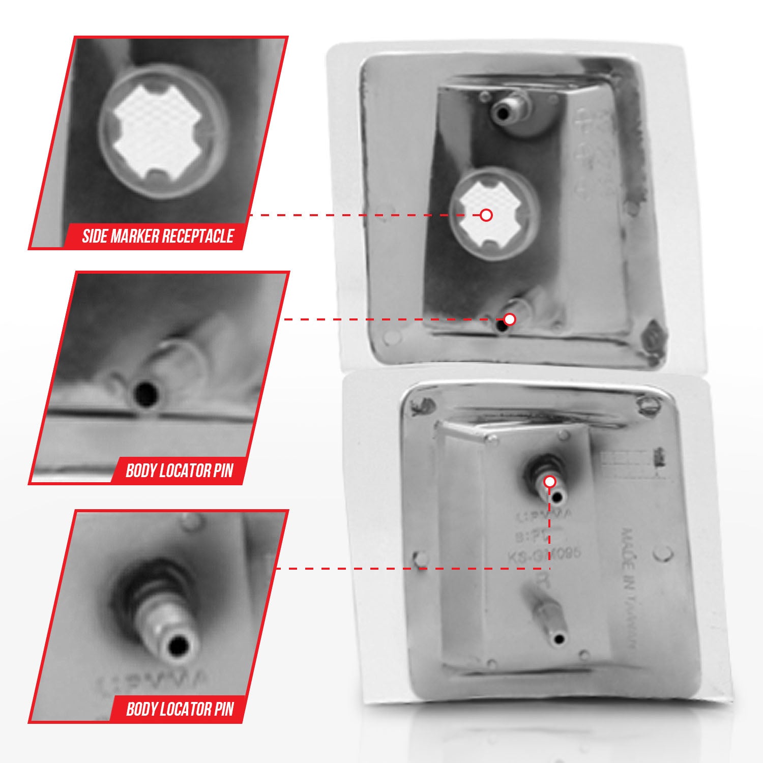 ANZO USA 521041 - Cornering Light Assembly