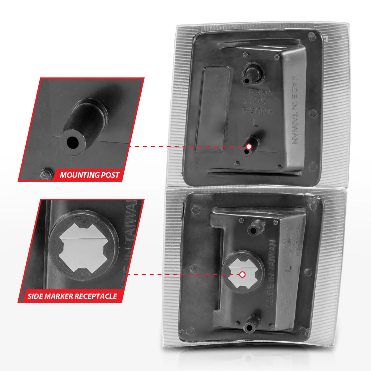 ANZO USA 521042 - Cornering Light Assembly