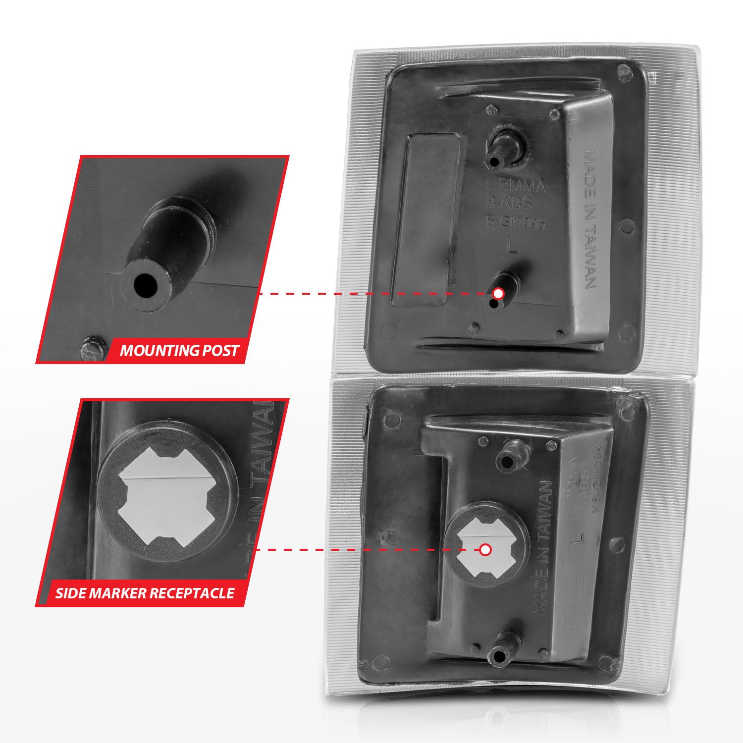ANZO USA 521042 - Cornering Light Assembly