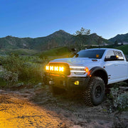 KC HiLiTES 5210 - SlimLite 8" LED - Light Shield - SAE Driving - Selective Yellow 3