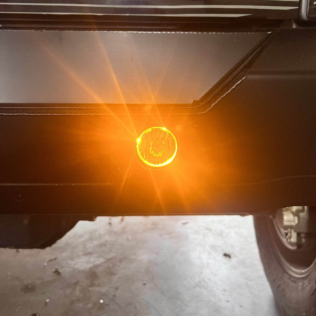 KC HiLiTES 521 - KC FLEX ERA 1 LED 2-Light Flush Mount Kit Rear Ext Wiring Harness & Sprd Bm Ptrn 5