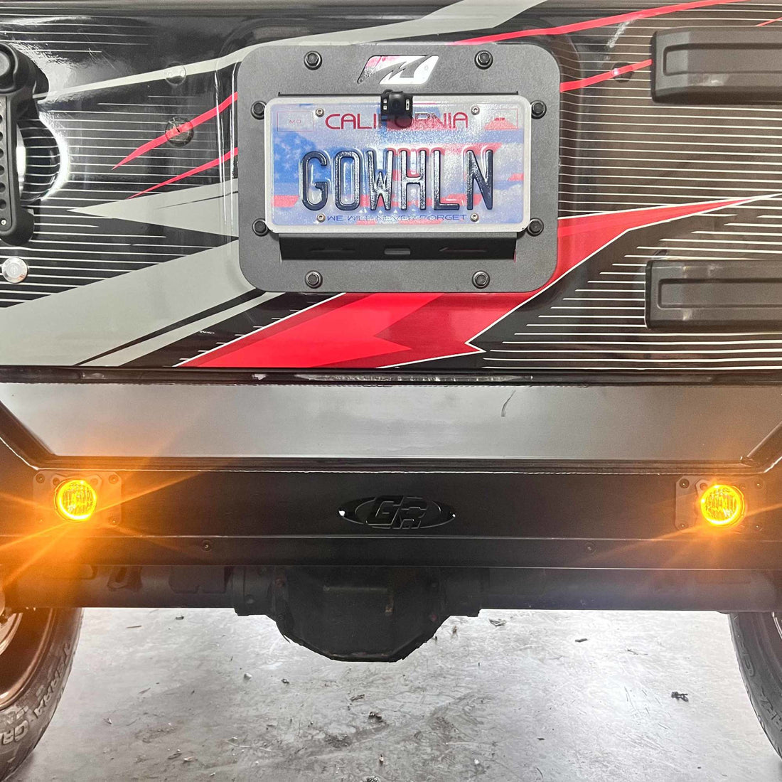 KC HiLiTES 521 - KC FLEX ERA 1 LED 2-Light Flush Mount Kit Rear Ext Wiring Harness & Sprd Bm Ptrn 3