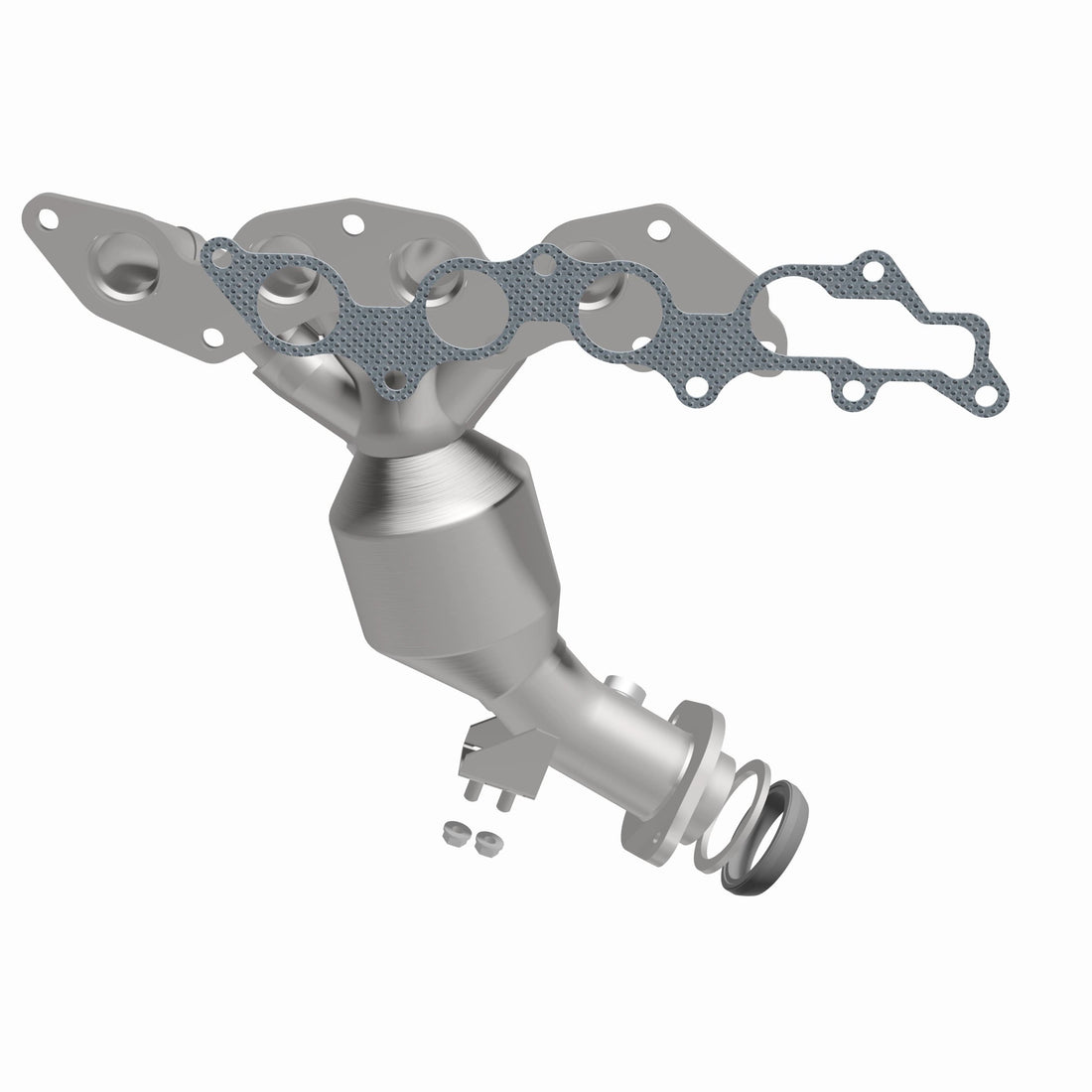 MagnaFlow Exhaust Products 52216 OEM Grade one-piece catalytic converter with integrated exhaust manifold for 2006-2015