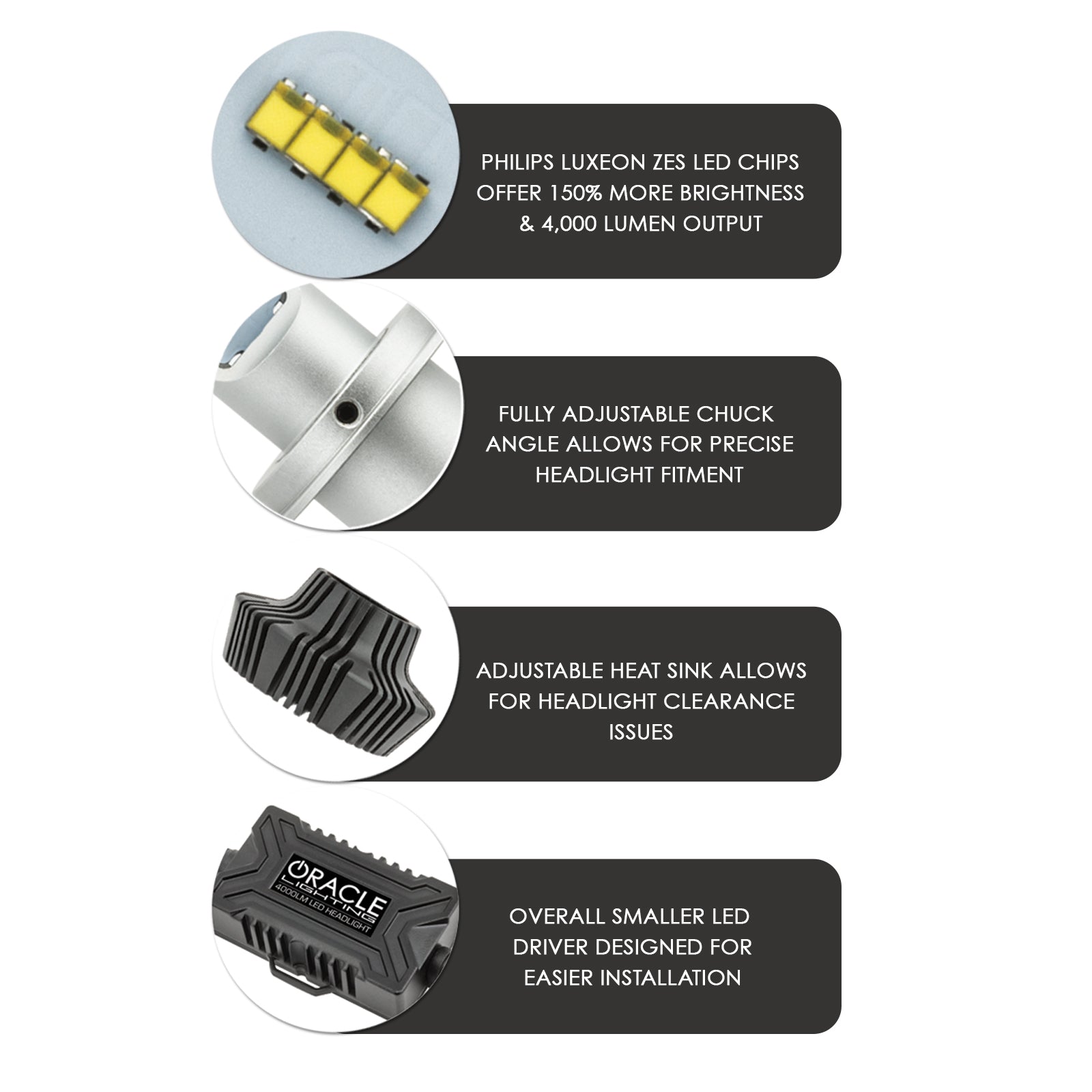 Oracle Lighting 5235-001 Headlight Bulb Set