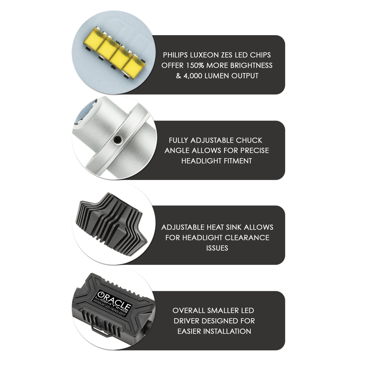Oracle Lighting 5241-001 Headlight Bulb Set