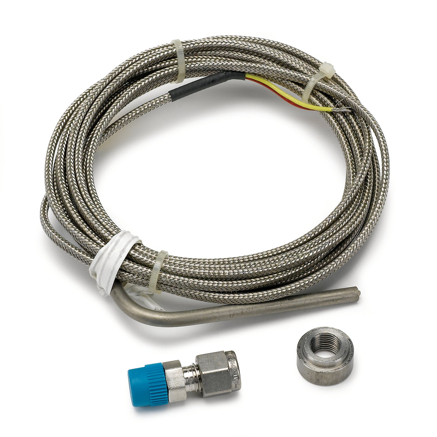 AutoMeter 5244 - TC KIT, TYPE K, 3/16" DIA, OPEN TIP, 10FT, INCL STAINLESS COMP & WELD BOSS 3