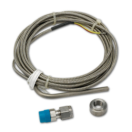 AutoMeter 5244 - TC KIT, TYPE K, 3/16" DIA, OPEN TIP, 10FT, INCL STAINLESS COMP & WELD BOSS 4