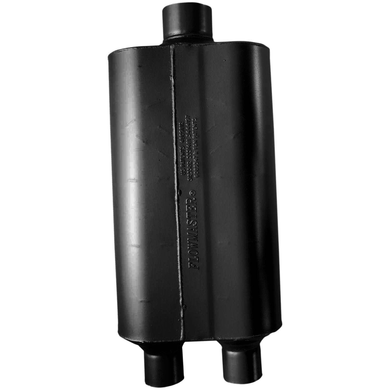 Flowmaster 524553 - Super 50 Series Chambered Muffler Super 50 2.25 Dual In 3.00 Center Out Mild Sound Flowmaster 2