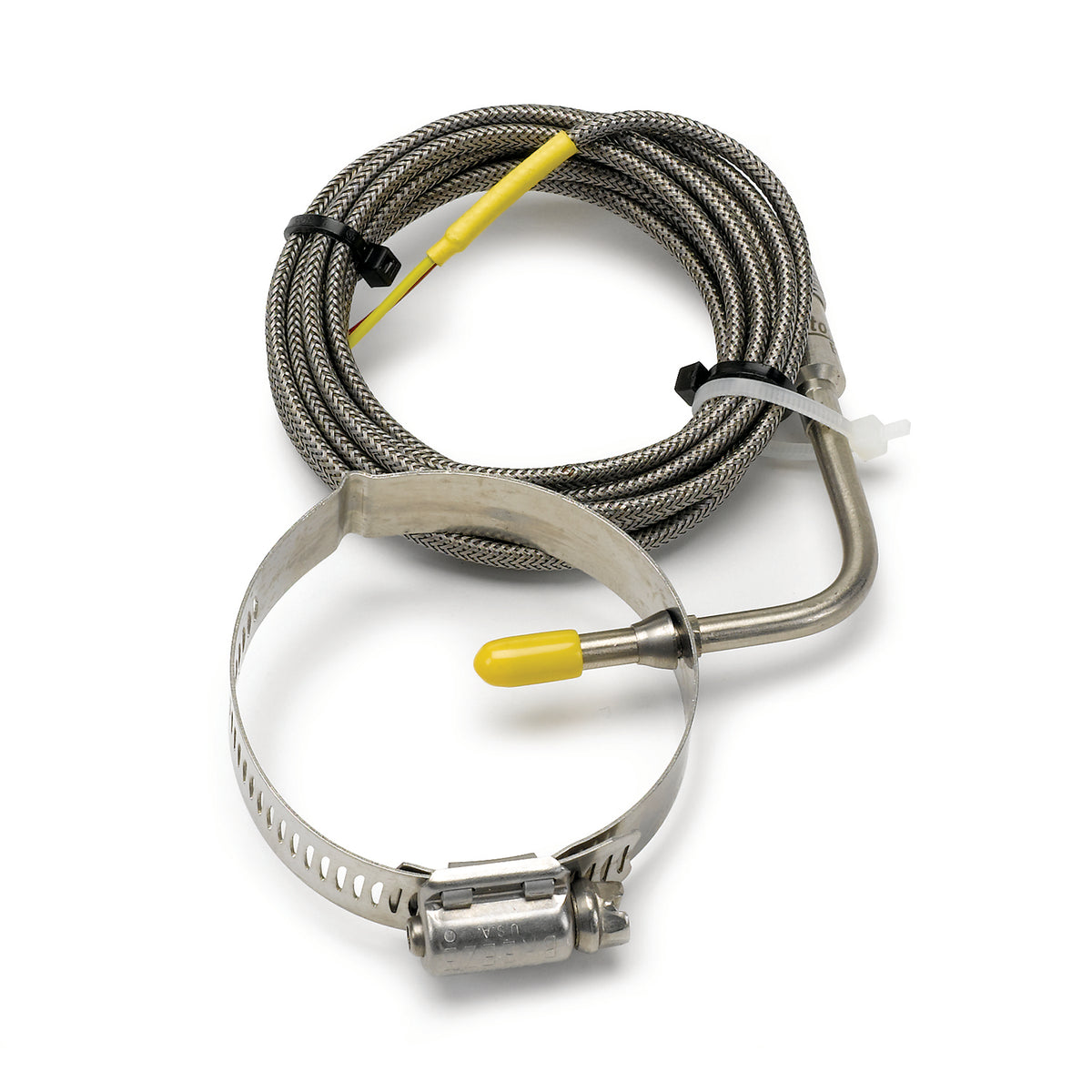 AutoMeter 5247 - THERMOCOUPLE KIT, TYPE K, 3/16" DIA, CLOSED TIP, 10FT, INCL STAINLESS BAND CLAMP 3