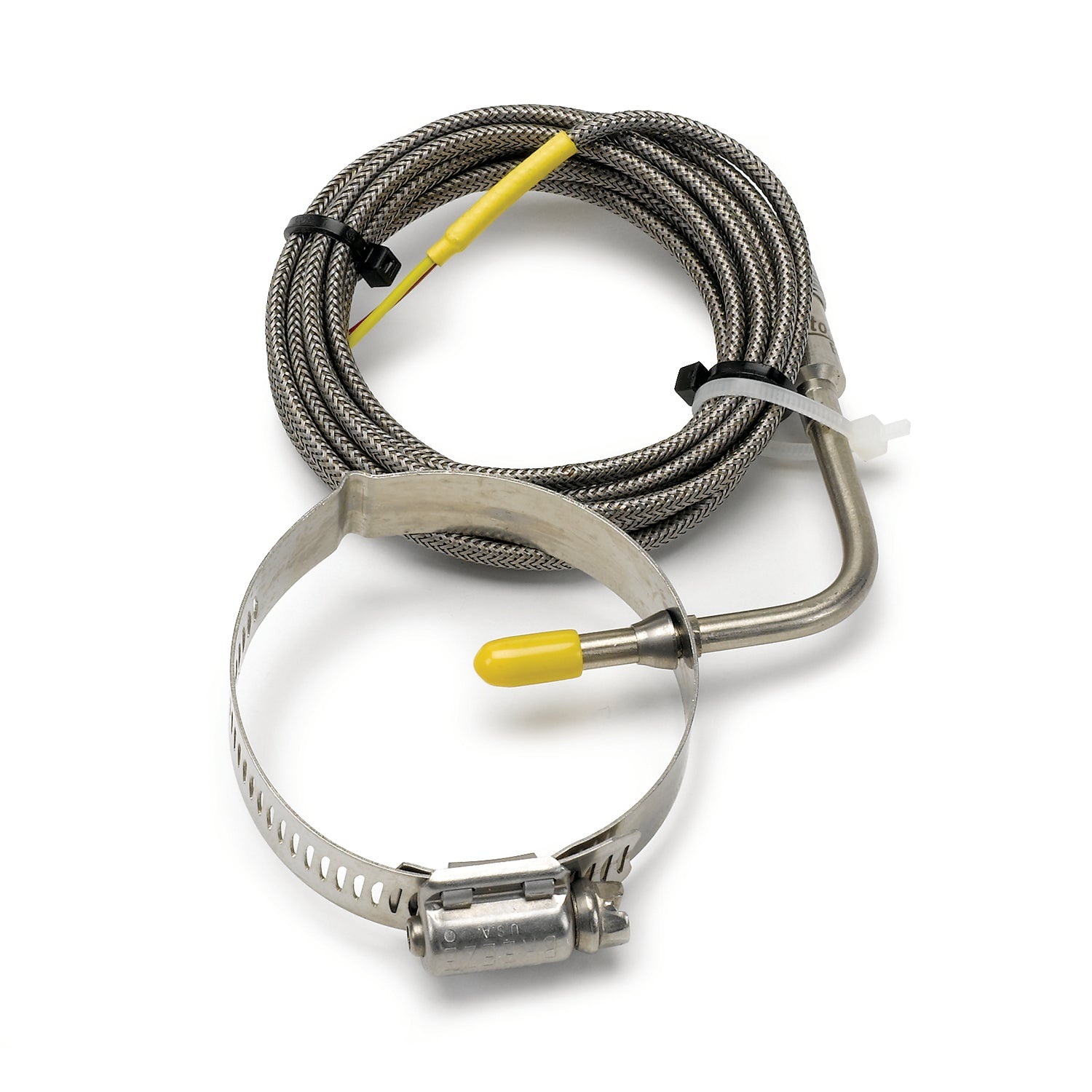 AutoMeter 5247 - THERMOCOUPLE KIT, TYPE K, 3/16" DIA, CLOSED TIP, 10FT, INCL STAINLESS BAND CLAMP 3
