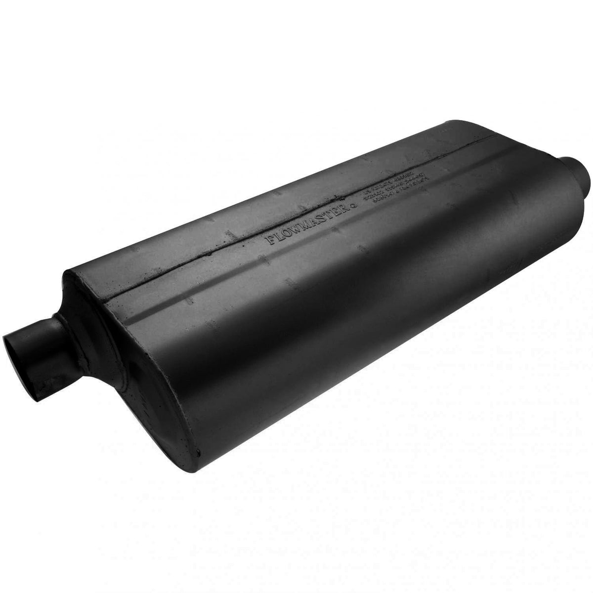 Flowmaster Exhaust Flowmaster 52573 - 70 Series Chambered Muffler 70 Series 2.50 Offset In 2.50 Offset Out Mild Sound Flowmaster