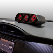 AutoMeter 5285 - GAUGE MOUNT, DIRECT FIT DASH TOP, TRIPLE, 2 1/16", SCION FRS / SUBARU BRZ 3