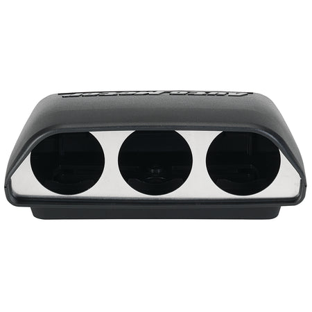 AutoMeter 5288 - GAUGE MOUNT, UNIVERSAL DASH TOP, TRIPLE, 2 1/16", BLACK 3