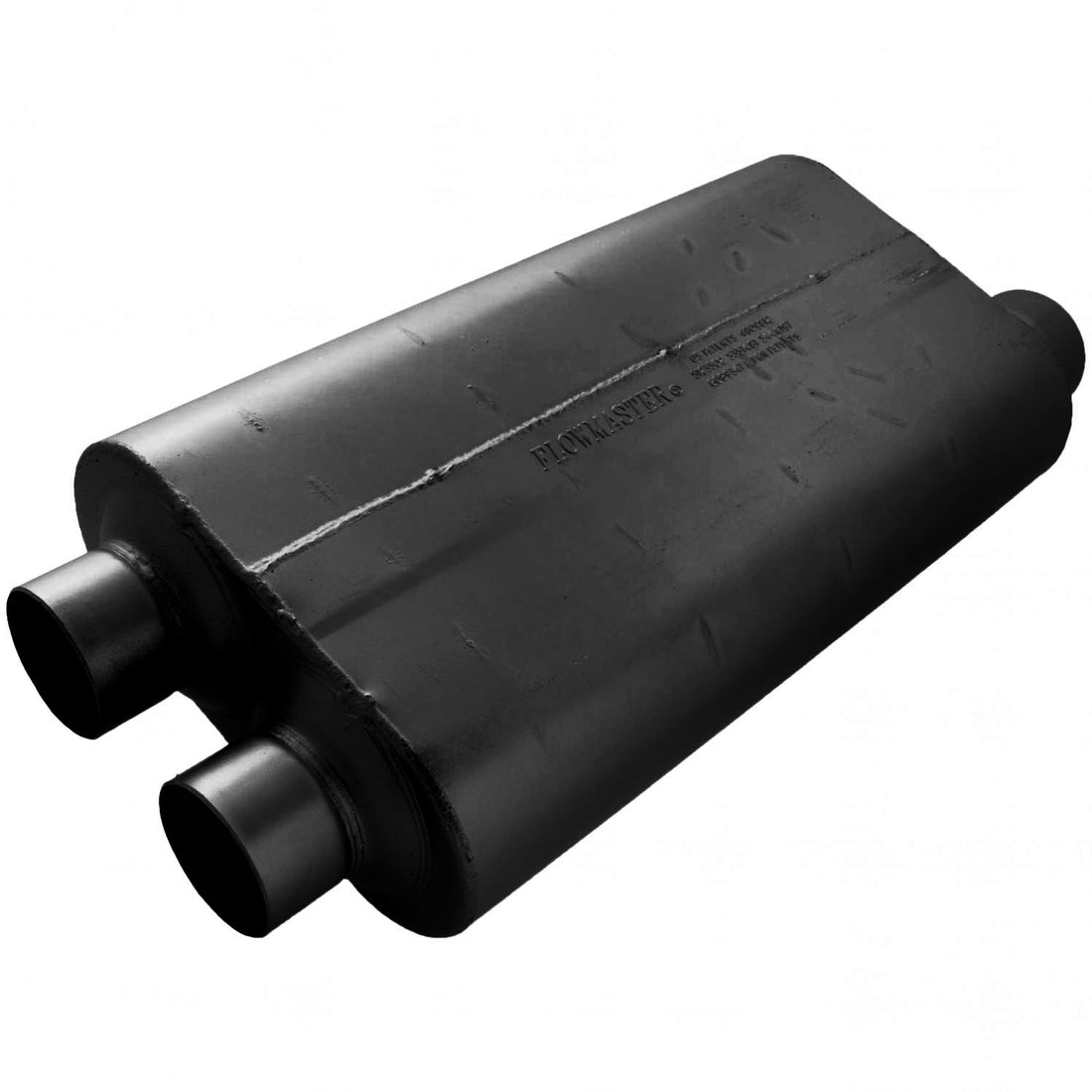 Flowmaster 530513 - 50 Series Big Block Chambered Muffler 50 Big Block 3.00 Dual In 3.50 Offset Out Mild Sound Flowmaster 1