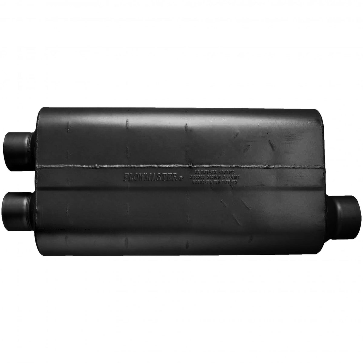 Flowmaster 530513 - 50 Series Big Block Chambered Muffler 50 Big Block 3.00 Dual In 3.50 Offset Out Mild Sound Flowmaster 2