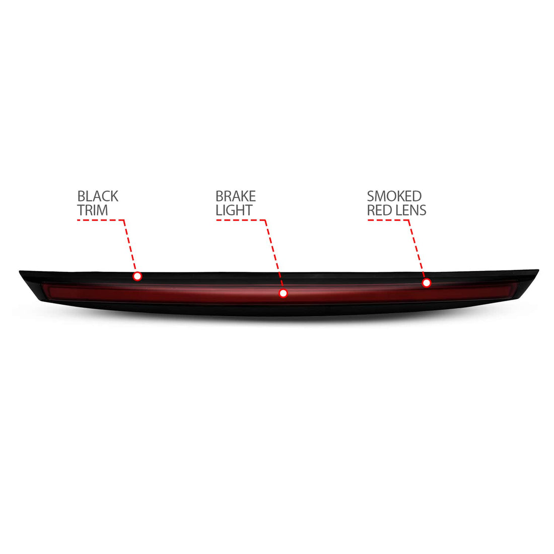 ANZO USA Electrical Lighting and Body ANZO USA 531109 Center High Mount Stop Light
