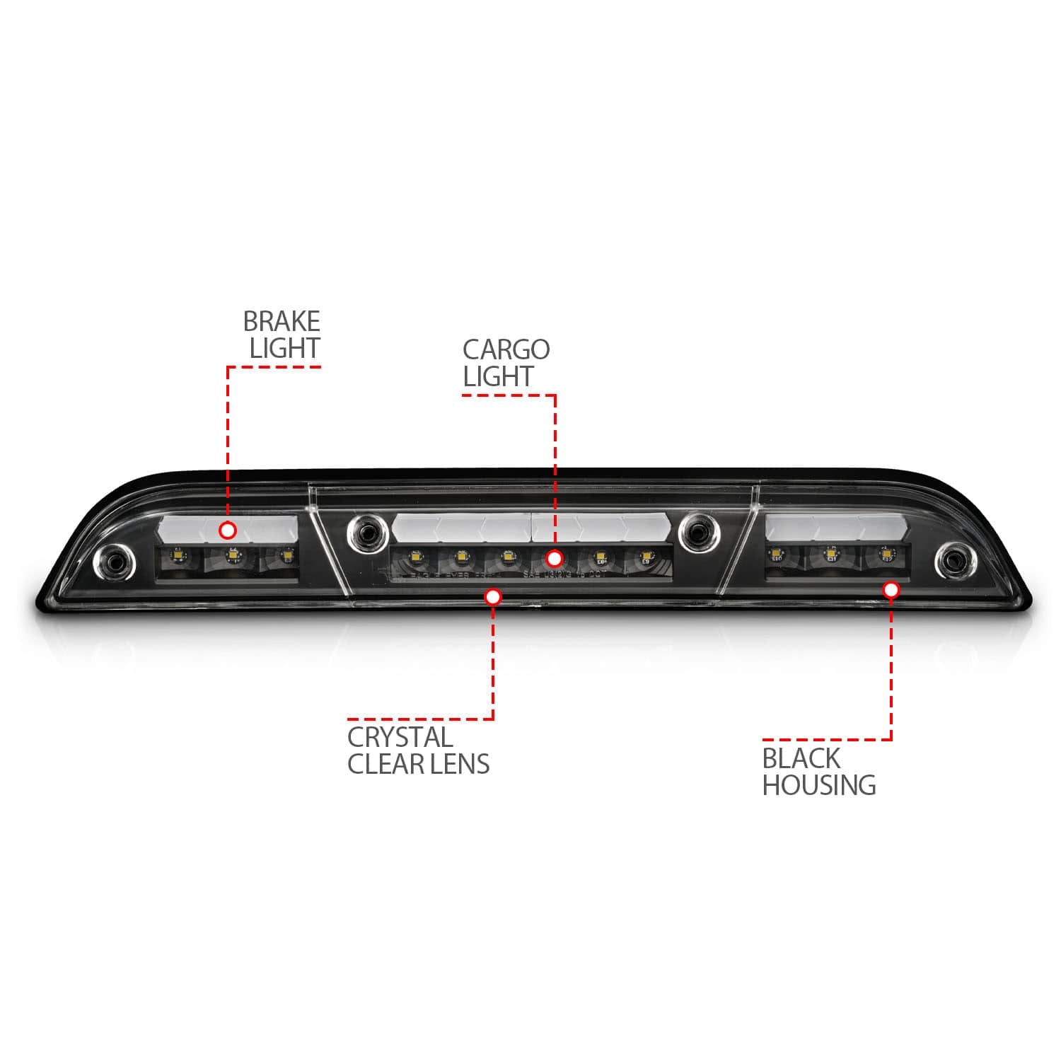 ANZO USA ANZO USA 531111 Center High Mount Stop Light