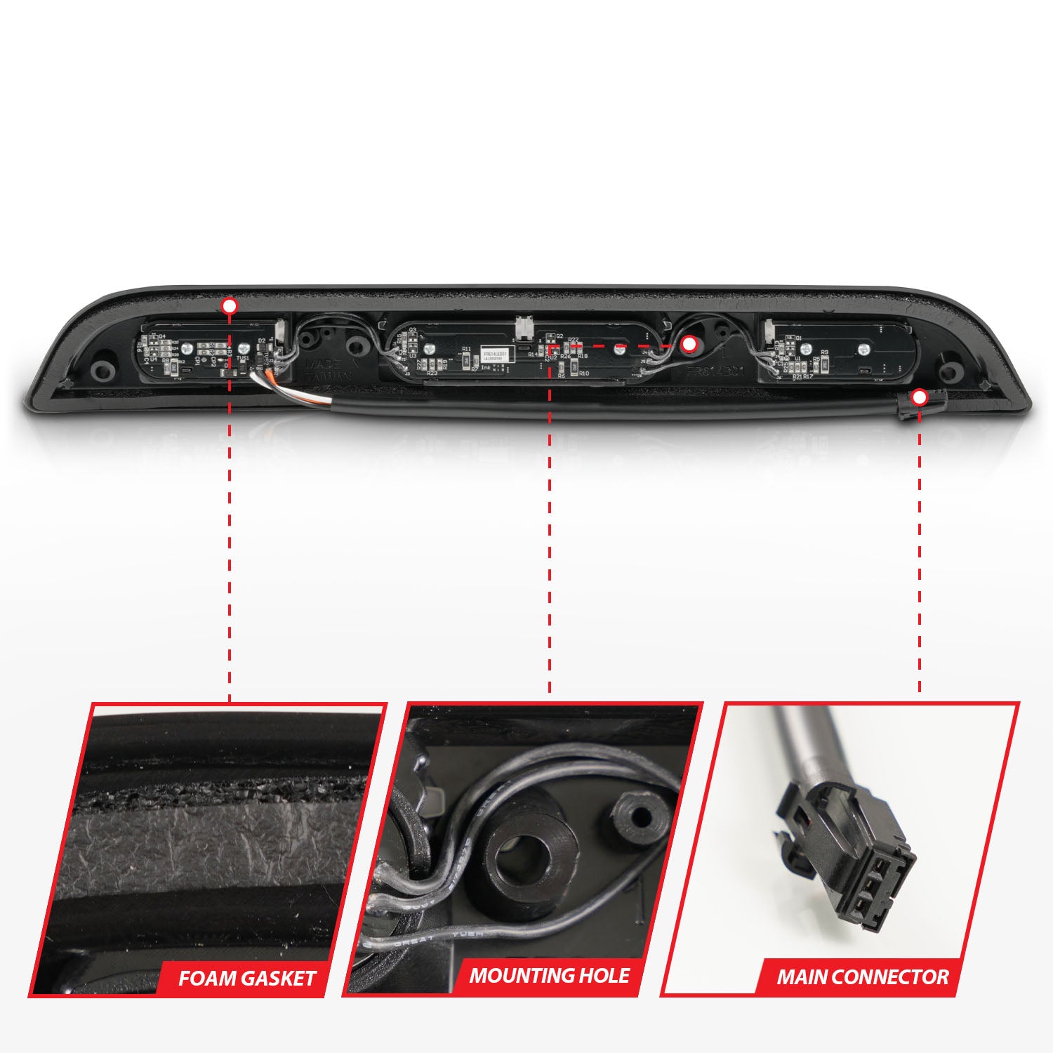 ANZO USA 531112 - Center High Mount Stop Light