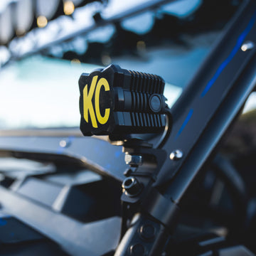 KC HiLiTES 5328 - KC Cover FLEX ERA 1 Black EA 2