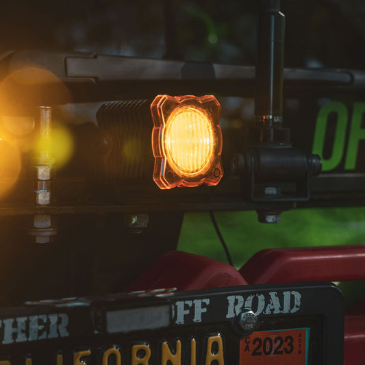 KC Hilites FLEX ERA 1 - Light Shield - Amber