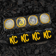KC HiLiTES 5331 - KC Cover FLEX ERA LED Light Bar 10in Black Yellow EA 5