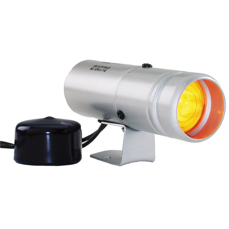 AutoMeter 5335 - SHIFT LIGHT, AMBER, PEDESTAL, SILVER, SHIFT-LITE 3