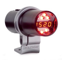 AutoMeter 5350 - SHIFT LIGHT, DIG W/ MULTI-COLOR LED, BLK, PEDESTAL W/ RPM PLAYBK, DPSS LEVEL 3 4