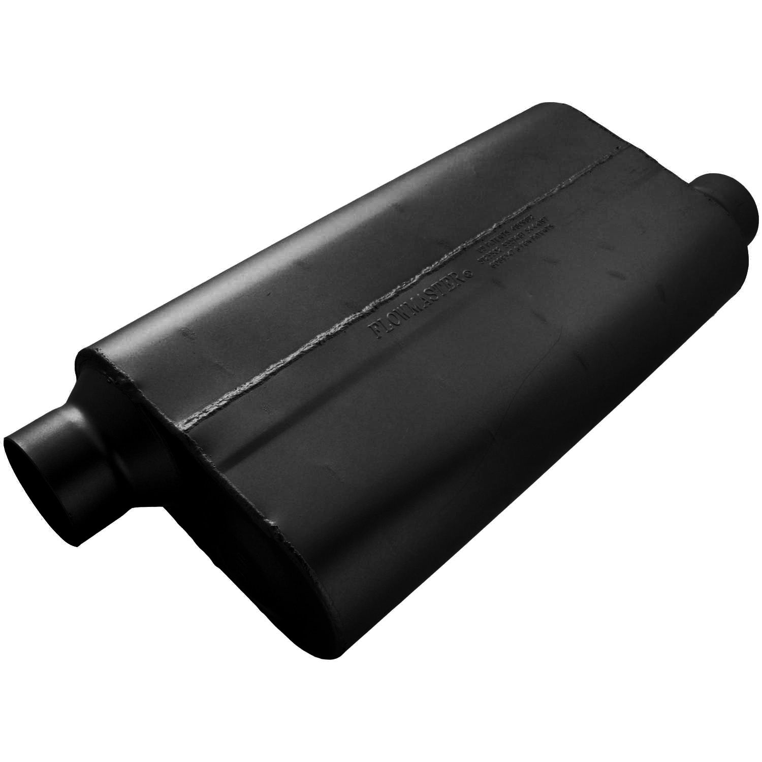 Flowmaster 53553 - 50 Series Big Block Chambered Muffler 50 Big Block 3.50 Offset In 3.50 Offset Out Mild Sound Flowmaster 1