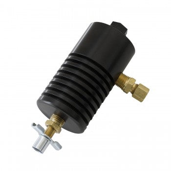 AutoMeter 5375 - PARTICLE TRAP KIT, EXHAUST PRESSURE, ALUMINUM, BLACK 5