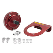 AutoMeter 5376 - FUEL PRESS ISOLATOR KIT, FOR 15 PSI GAUGES, RED ANODIZED ALUMINUM, -4AN FITTINGS 3
