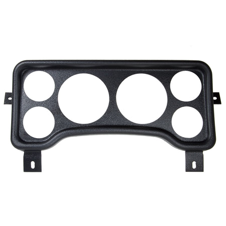 AutoMeter 5381 - GAUGE MOUNT, DIRECT FIT DASH PANEL, 6 GAUGE (3 3/8" X2, 2 1/16" X4), JEEP TJ/XJ 3