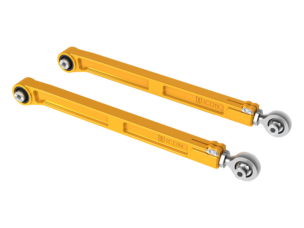 ICON Vehicle Dynamics 54002G - 22-25 TUNDRA/23-25 SEQUOIA/24-25 TACOMA BILLET REAR LOWER LINK KIT GOLD ANO 2