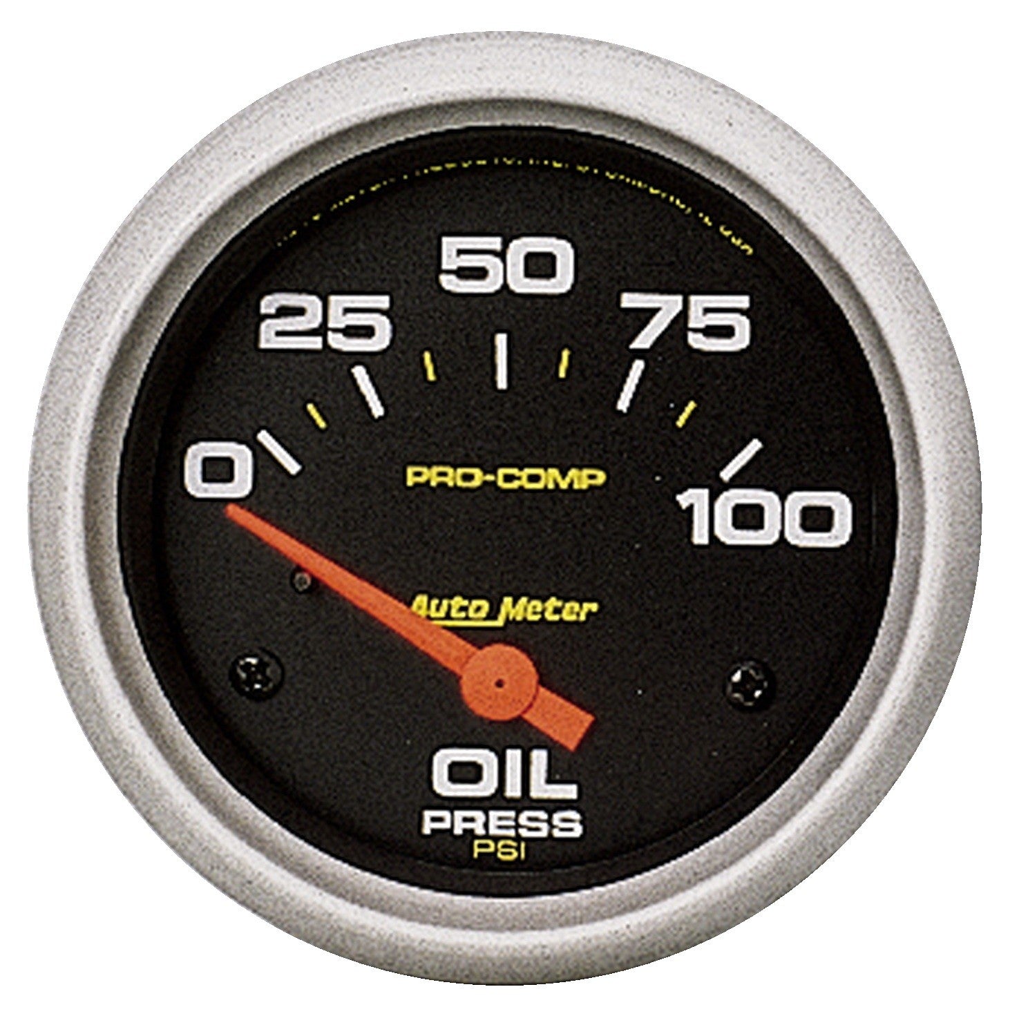 AutoMeter 5427 - GAUGE, OIL PRESSURE, 2 5/8", 100PSI, ELECTRIC, PRO-COMP 3