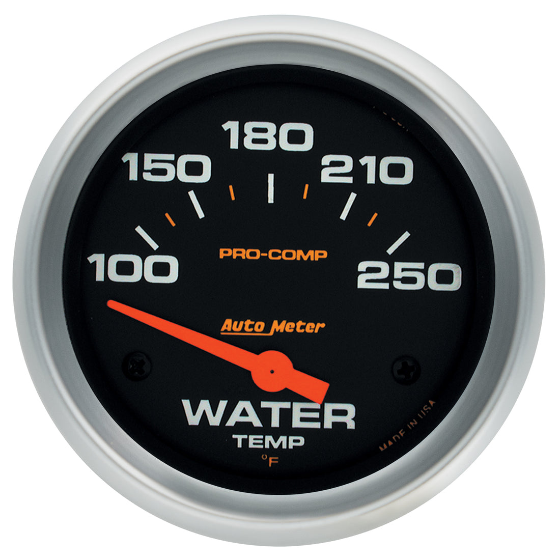 AutoMeter 5437 - GAUGE, WATER TEMP, 2 5/8", 100-250?F, ELECTRIC, PRO-COMP 3